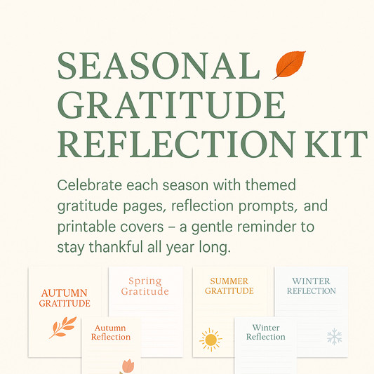 Seasonal Gratitude Reflection Kit