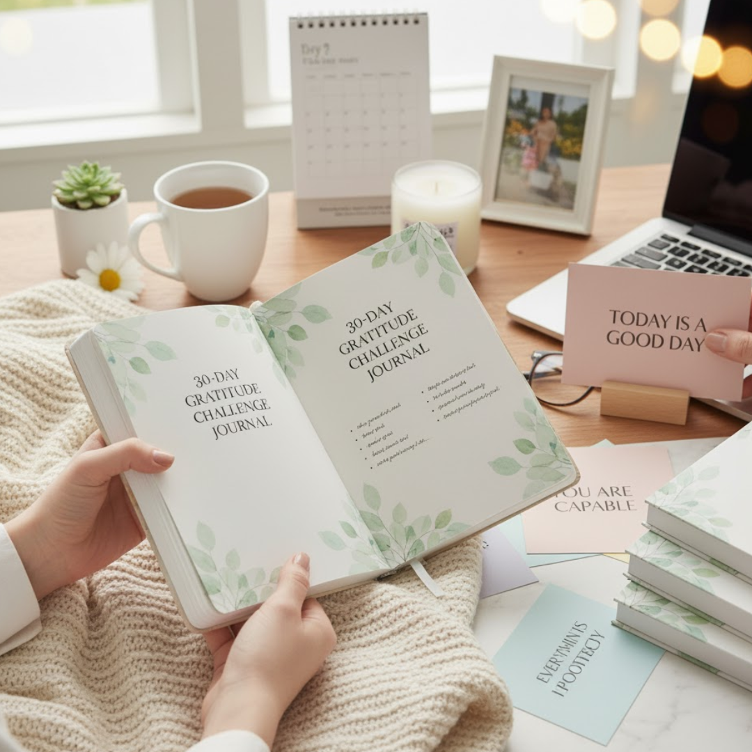 30-Day Gratitude Challenge Journal