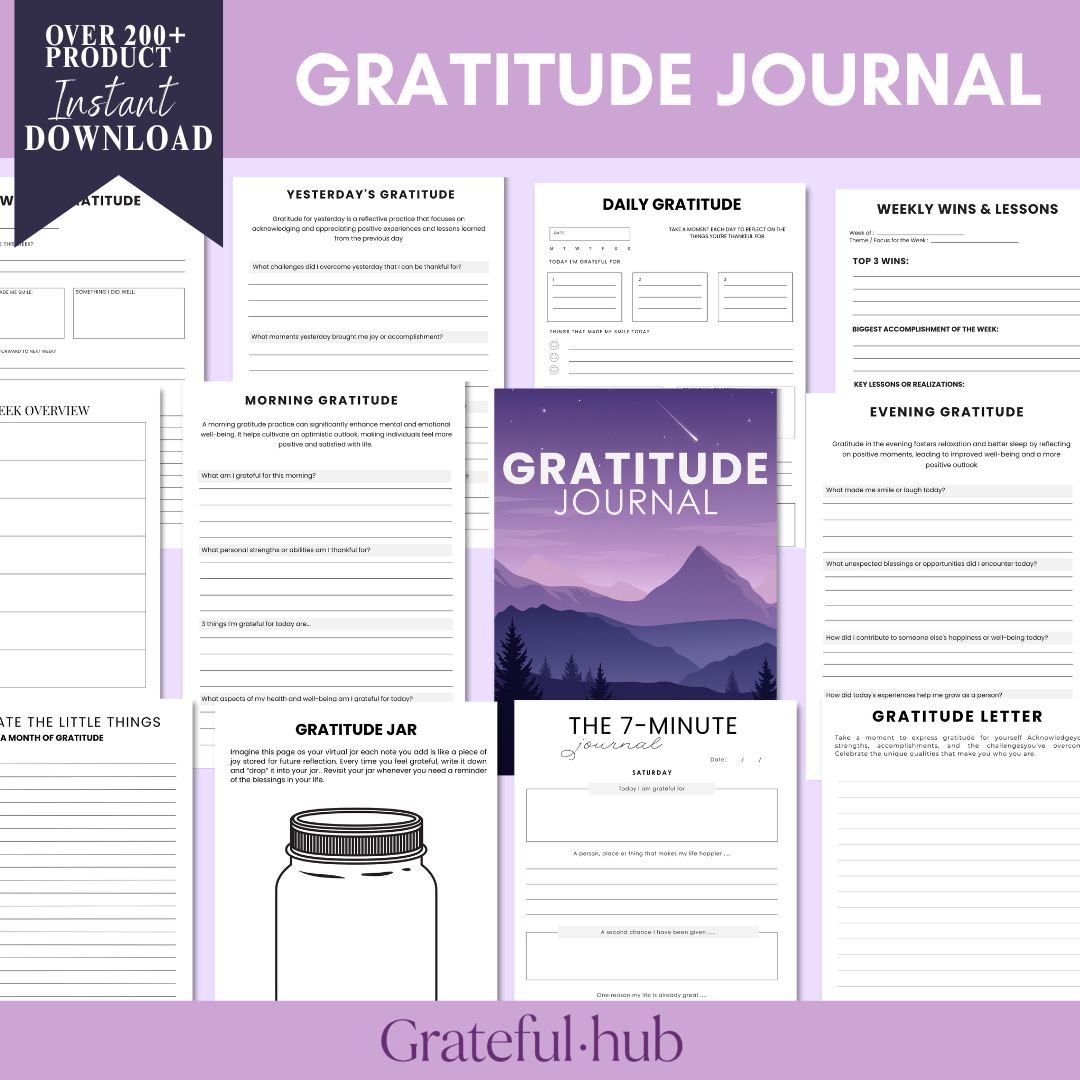 All-In-One Gratitude Planner : Free Today